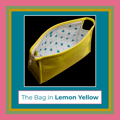 Mahjong Tile Care Kit - Lemon Yellow Bag