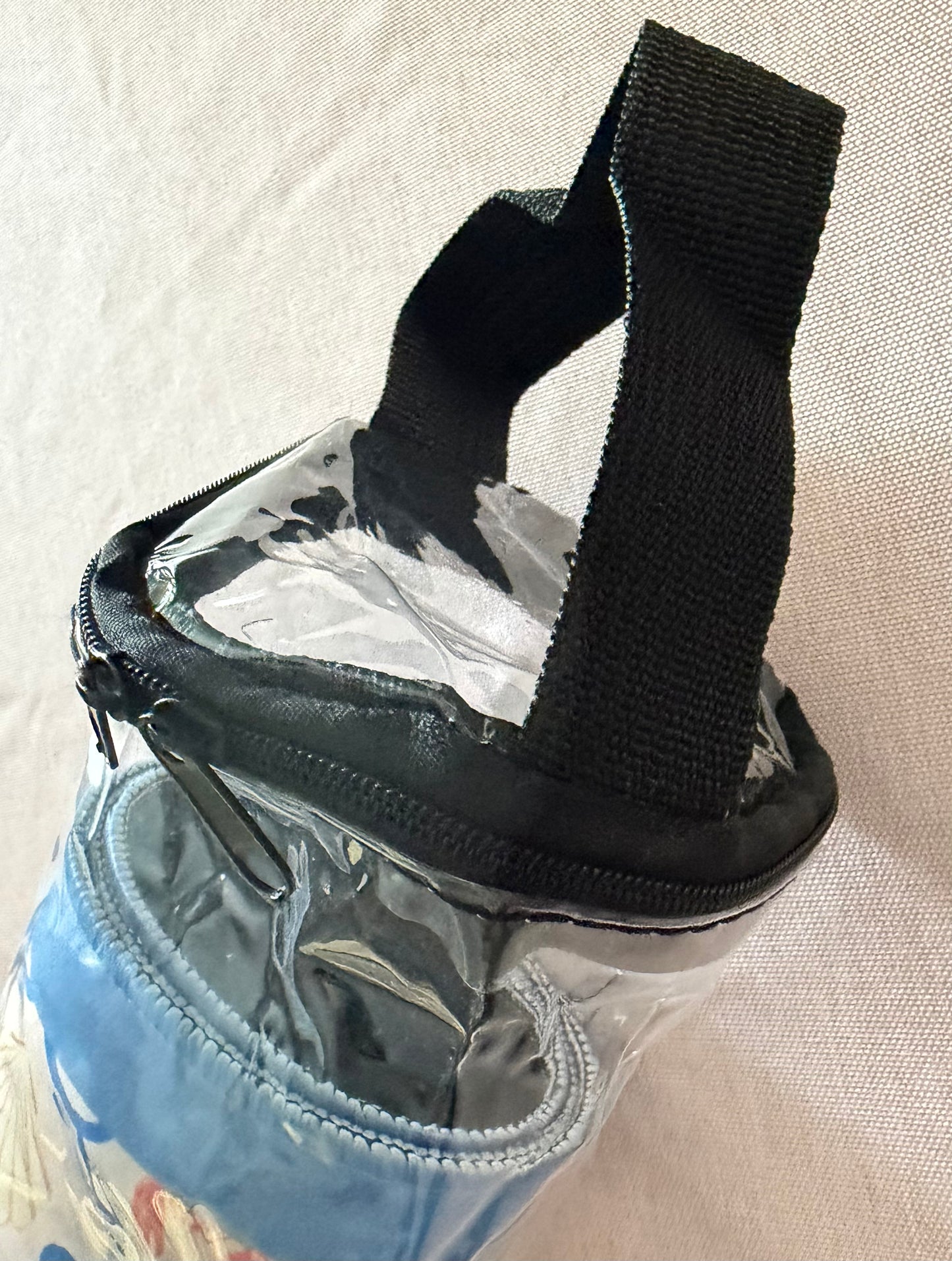 Clear Mahjong Mat Bag - Zippered and Foldable
