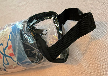 Clear Mahjong Mat Bag - Zippered and Foldable