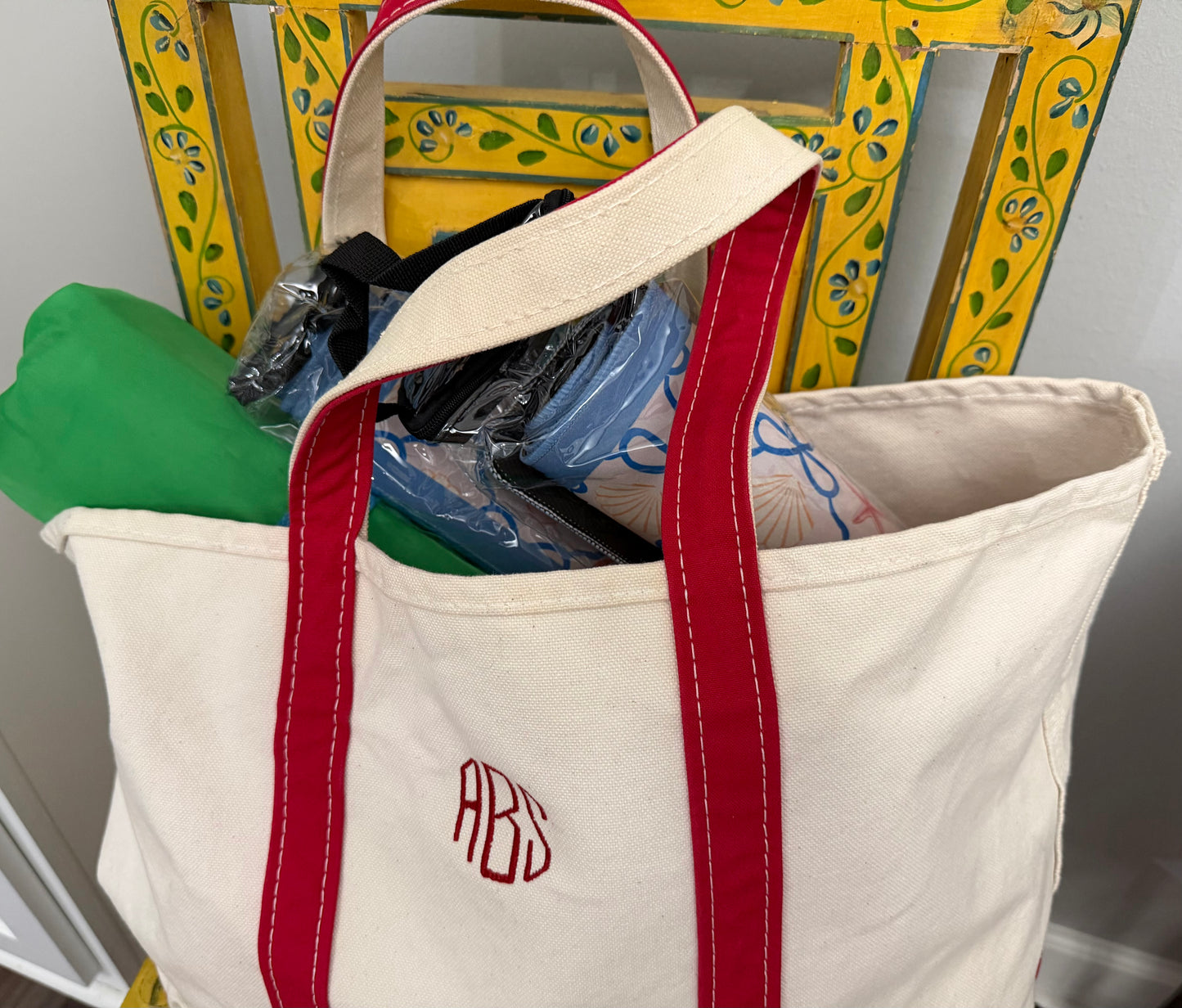 Clear Mahjong Mat Bag - Zippered and Foldable